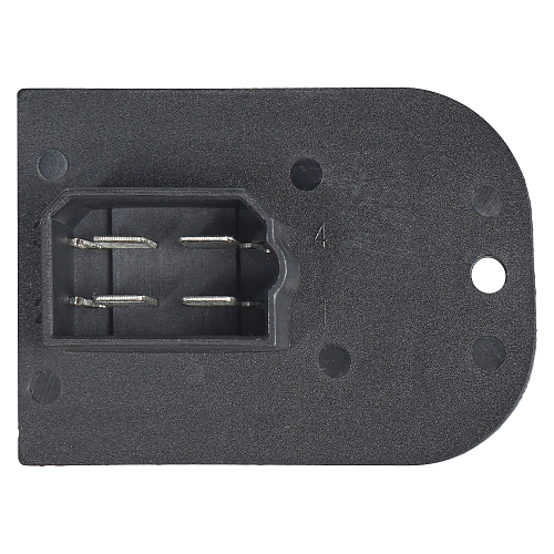 Резистор электровентилятора отопителя для автомобилей Лада 1118, 2170, 2110, 2112, 2123 (4-х контактный)