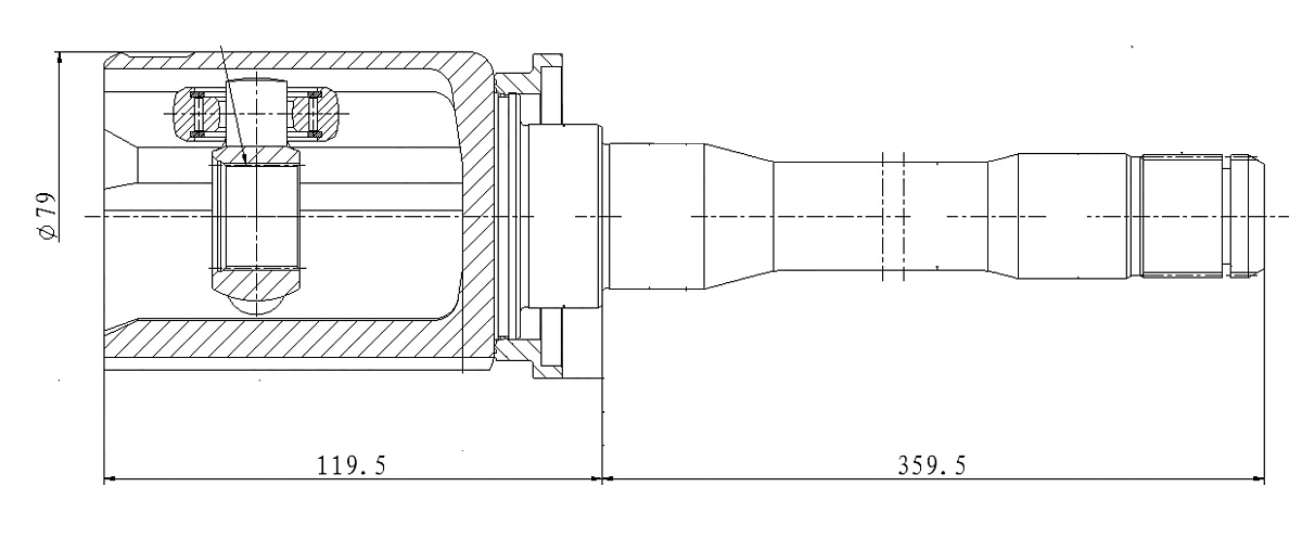 ШРУС внутренний передний правый для автомобилей BMW X5 G05 (18-) 3.0D