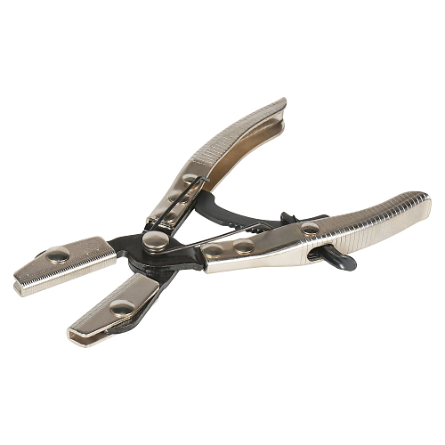 Зажим с фиксатором для шлангов L=200мм