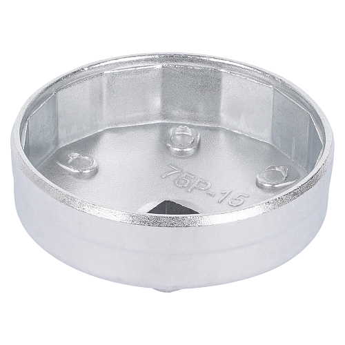 Съемник масляного фильтра "Чашка" 75мм, 15 граней