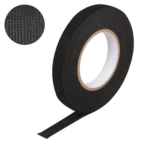 Изолента для жгутирования проводки 9 мм*10 м, антискрип, на осн. флиса