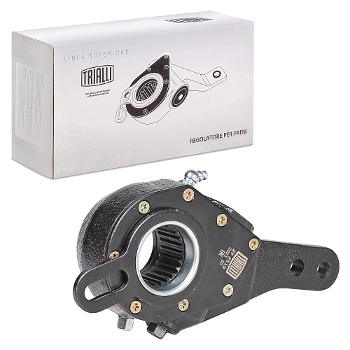 Рычаг тормоза регулировочный автоматический (трещотка) для автомобилей МАЗ 5440 / 544069 / 643068 передний левый / правый (эвольвентный, узкий шлиц)