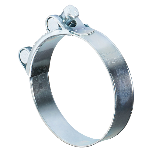 Хомут силовой 92-97/24 мм, шарнирный, W1(оцинк.)