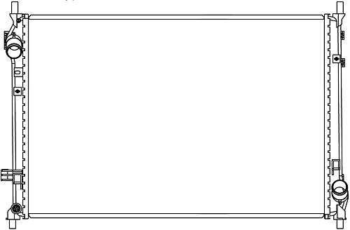 Радиатор охлаждения для а/м Changan UNI-V (22-) 1.5T