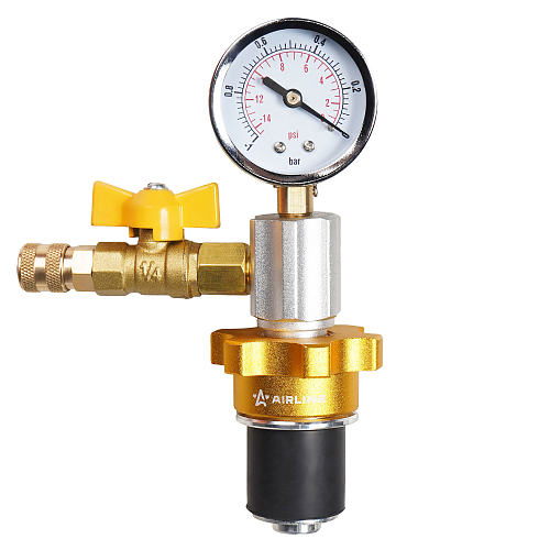 Набор для тестирования и заправки систем охлаждения универсальный 6пр., кейс