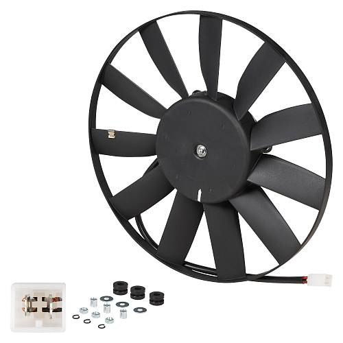 Электровентилятор охлаждения для автомобилей ГАЗ 406 (без кожуха)