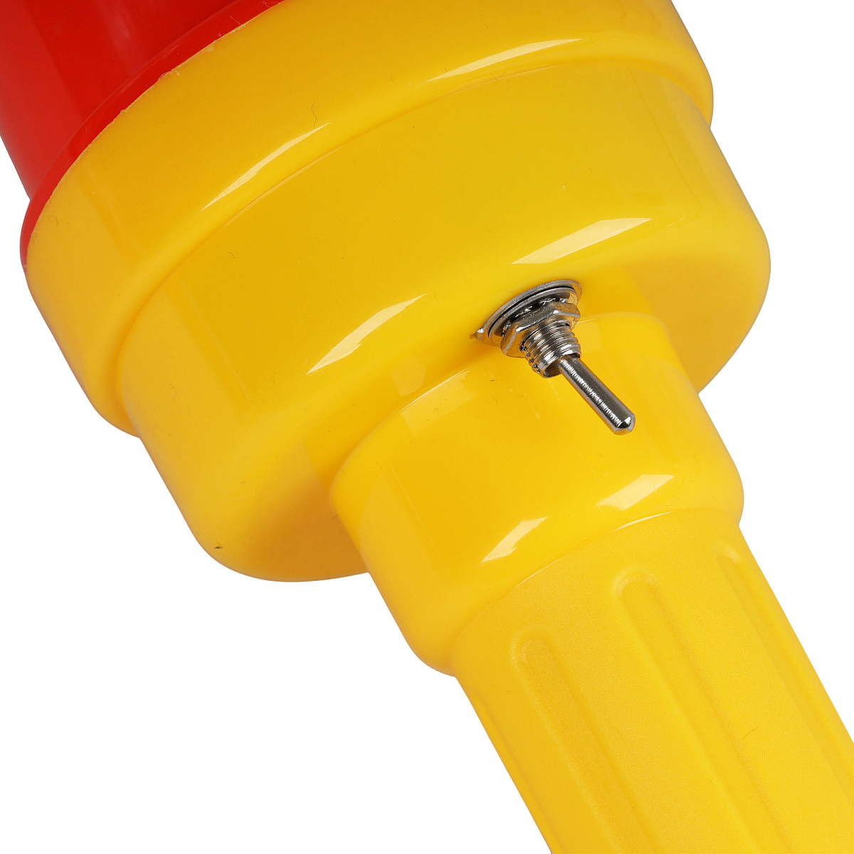 Фонарь сигнальный светодиодн. ФС-41.У, 250/85мм с фотоэл-том для конусов/вех/барьер.,столб., пластик, красн.