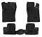 Ковры для Daewoo Nexia (95-08-), 4 шт., выс. борт, 3D с подпятником, ТЭП, черн.
