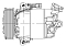Компрессор кондиционера для автомобилей Qashqai (06-) 1.6i