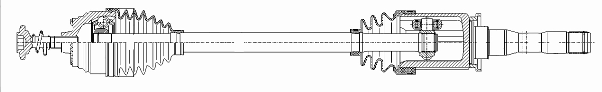 Привод для автомобилей BMW X5 G05 (18-) 3.0D передний правый