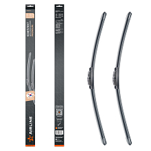 Щетки стеклоочистителя комплект 650/650мм (26"/26") бескаркасные PREMIUM с креплением "Side pin 22 мм", 2 штуки