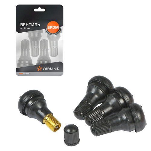 Вентиль для б/к шин TR412 PRO, EPDM резина, 4 шт.