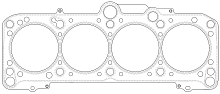 Прокладка ГБЦ для а/м VW Passat B3/B4 (93-)/Golf III (91-) 1.8