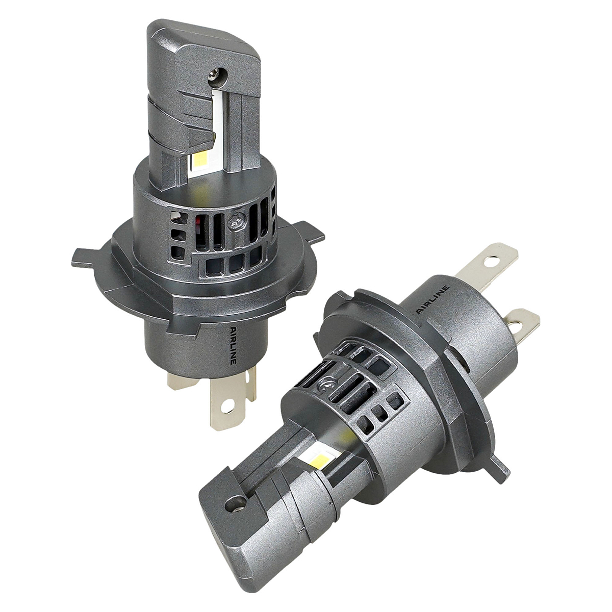 Лампа светодиодная H4 COMPACT, 23Вт, 5200Лм (2600Лм x 2), 6500К (Белый), 12В, комплект 2 шт.