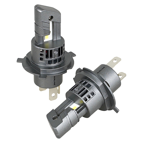 Лампа светодиодная H4 COMPACT, 23Вт, 5200Лм (2600Лм x 2), 6500К (Белый), 12В, комплект 2 шт.