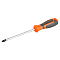 Отвертка крестовая PZ3x150мм, магнитный наконечник, пласт.подвес
