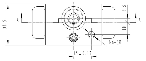 Цилиндр тормозной для автомобилей Renault Sandero / Stepway (07-) c ABS задний левый / правый d=17.5мм