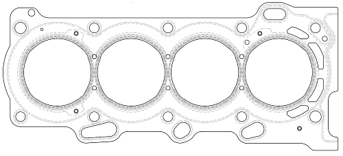 Прокладка ГБЦ для а/м Toyota Avensis (03-)/Corolla (01-)/Premio (01-) 1.6i/1.8i [ZZ]