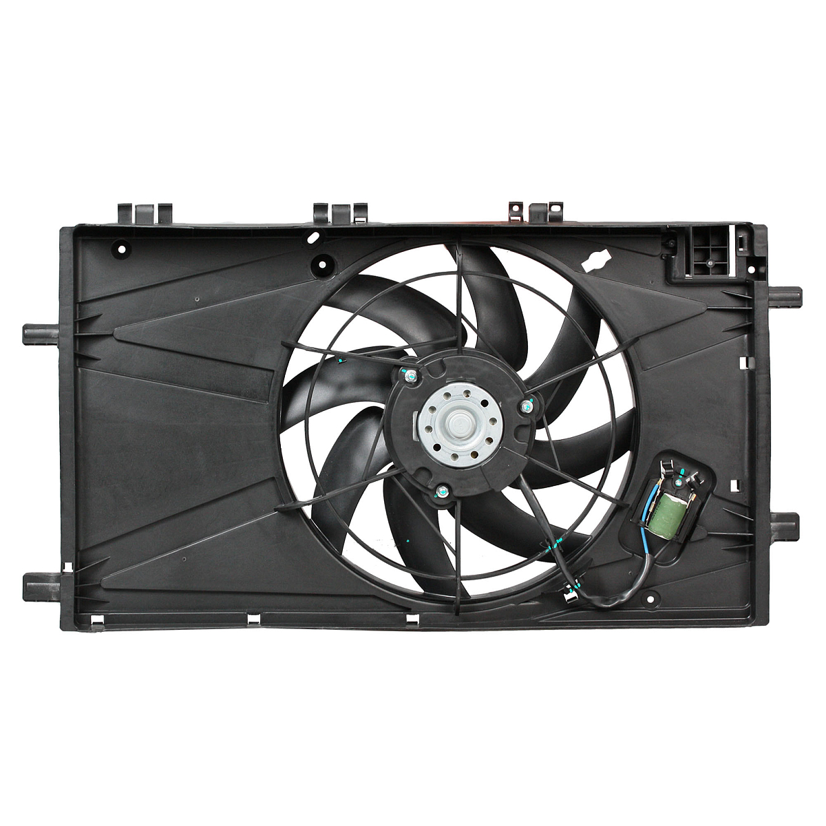 Электровентилятор охлаждения для автомобилей Opel Insignia (08-) 1.6i/1.8i (с кожухом)