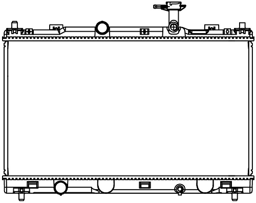 Радиатор охлаждения для автомобилей Vitara II (14-)/SX4 II (S-Cross) (13-) 1.6i MT