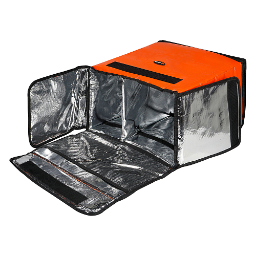 Терморюкзак (термосумка) 47л, 42*42*27см, складной, быстрый доступ, оранжевый