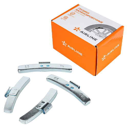 Груз балансировочный стальной для стальных дисков 55 гр, 50 шт