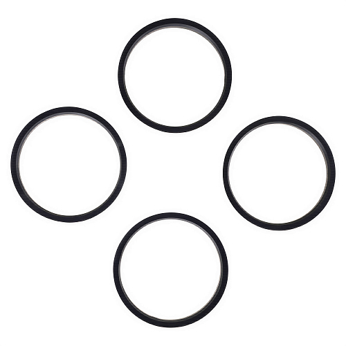 Кольцо центровочное для литого диска 72.6-67.1мм, комплект 4 шт., пластик