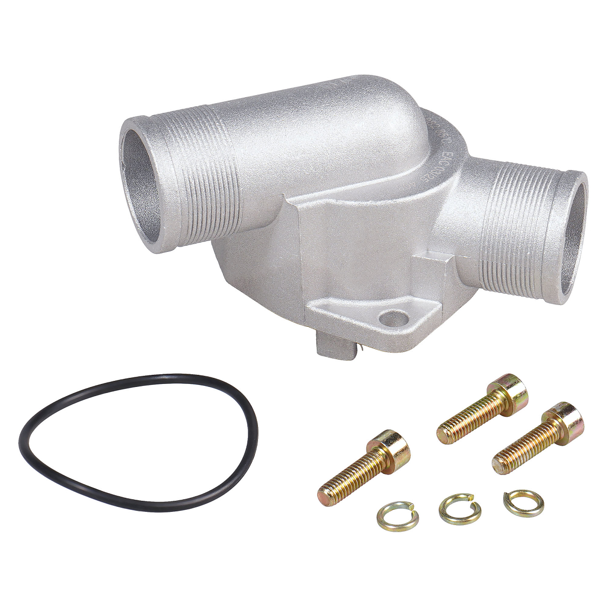 Термостат для автомобилей Лада 2110-15, 2170, 21082 (инж. с 2003) (с алюминиевым корпусом, обрезиненный клапан)