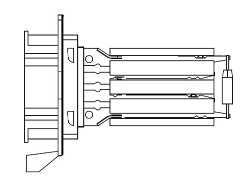 Резистор электровентилятора отопителя для автомобилей Лада Largus (17-)/XRay (16-)/Renault Logan II (12-)/Sandero II (14-)