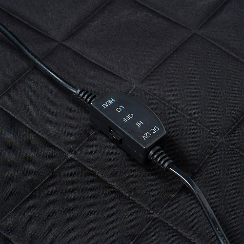 Накидка с подогревом на заднее сиденье 12 В, 35/45 Вт, черная