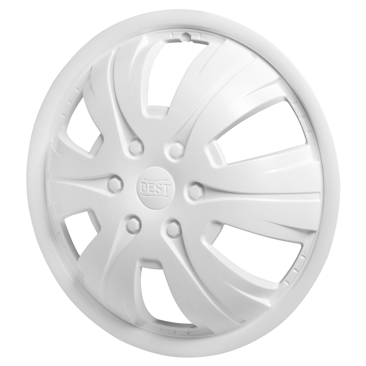 Колпаки колесные 16" "Бест", передние на газель, белый, компл. 2 шт.