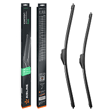 Щетки стеклоочистителя комплект (2 шт) 650/450мм (26"/18") бескаркасные PLUS с креплением "Крючок 9x3, 9x4 мм"