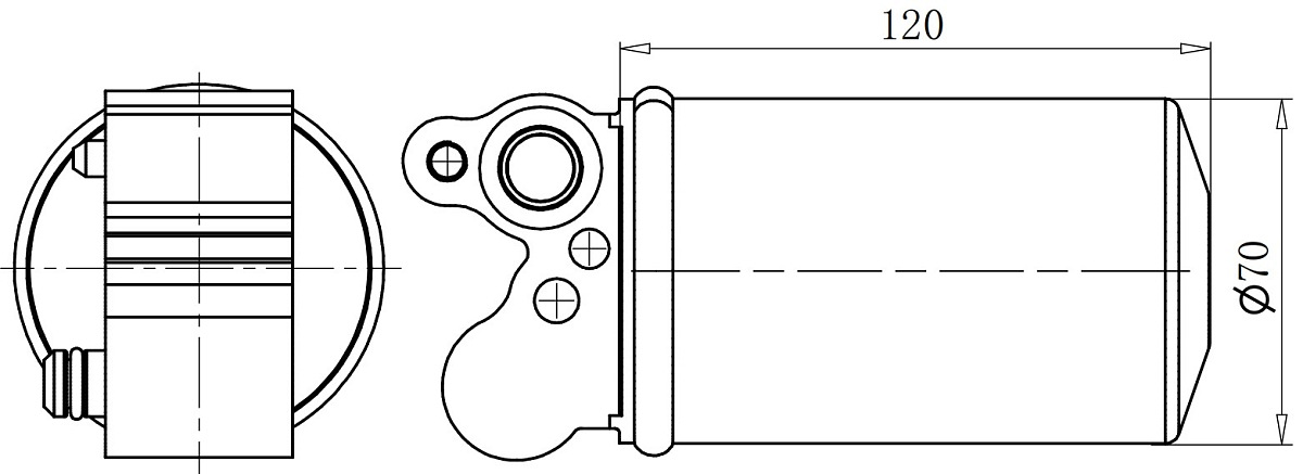 Ресивер-осушитель кондиционера для автомобилей Volvo XC60 (08-)/XC60 (17-)/S60 (10-)