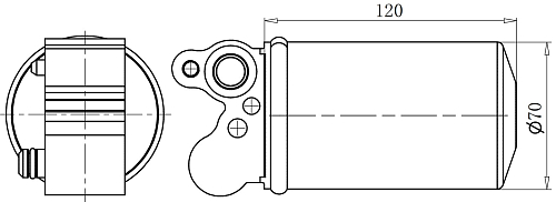 Ресивер-осушитель кондиционера для автомобилей Volvo XC60 (08-)/XC60 (17-)/S60 (10-)