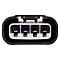 Разъём 4 pin с проводами для катушки зажигания Toyota, Lexus, Peugeot, (кмпл. 4шт.)