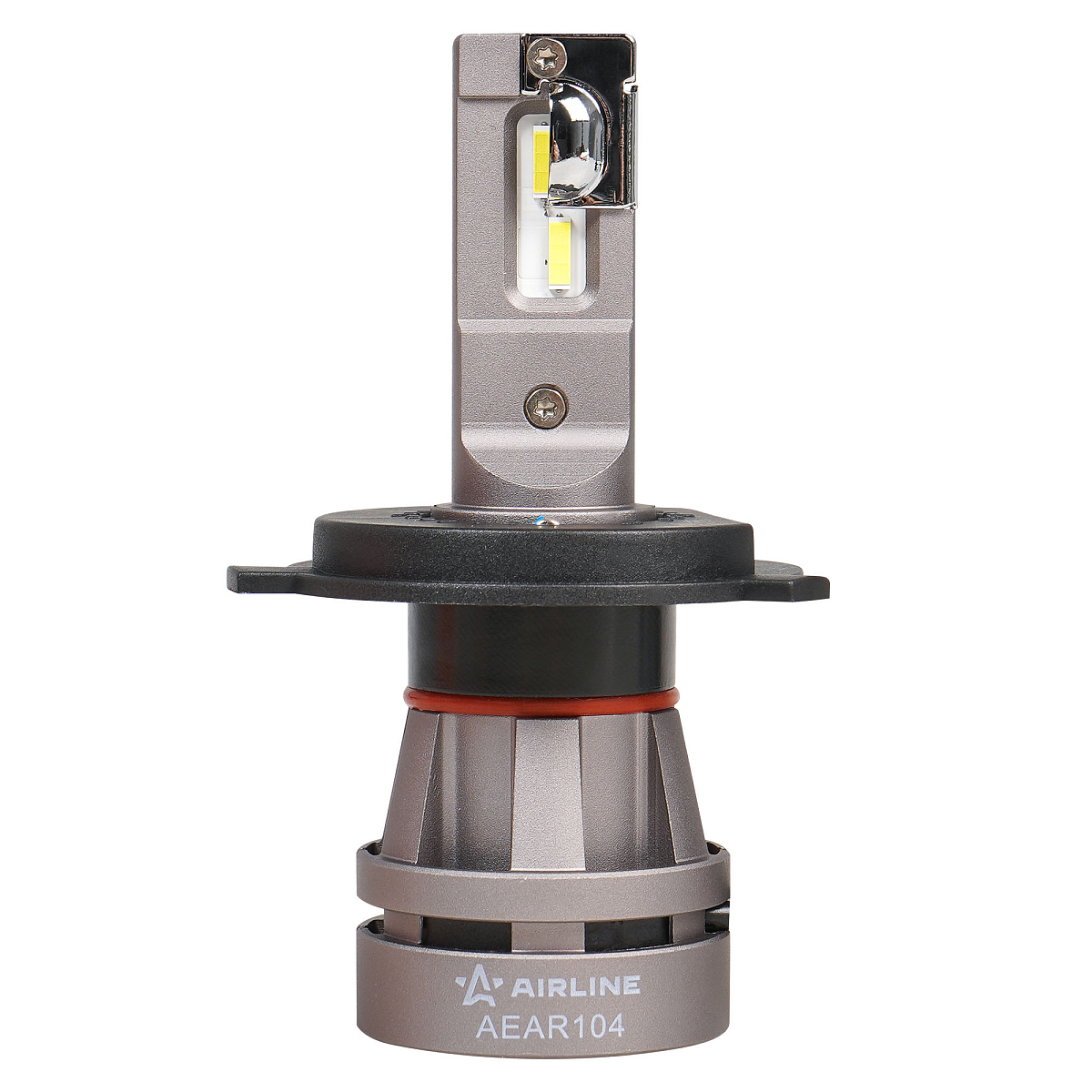 Лампа светодиодная H4 PLUS, 28Вт, 5000Лм (2500Лм x 2), 6000К (Белый), 12/24В, комплект 2 шт.