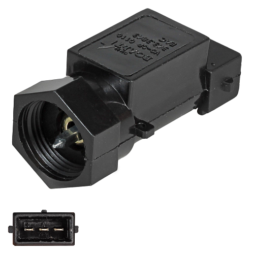 Датчик скорости (6 импульсов, без провода, плоский разъем) для автомобилей Лада 2110-2112/2113-2115