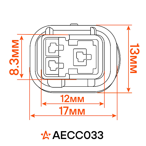 Разъём 3 pin с проводами для датчика температуры ОЖ, датчика скорости Лада, Renault
