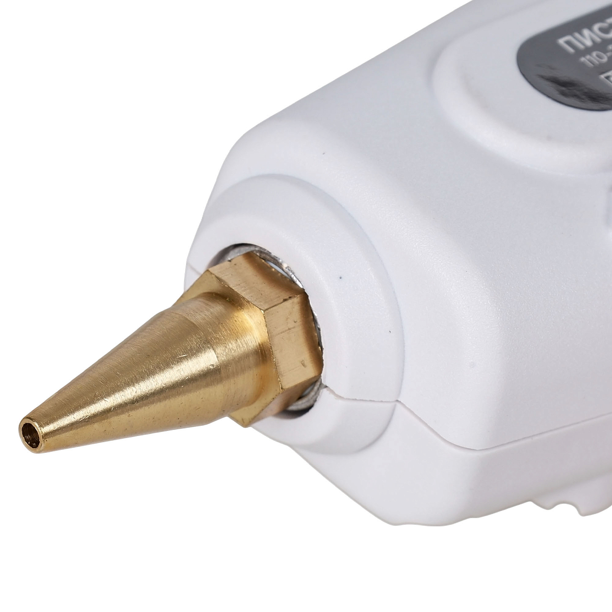 Пистолет (термо) клеевой электрический, сопло 11мм, 220В/60Вт, белый/оранж.