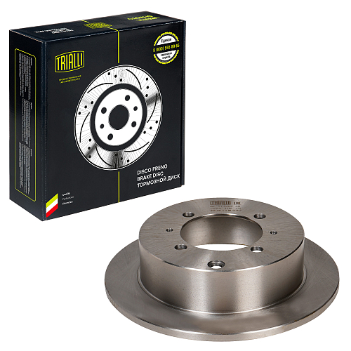 Диски тормозные для автомобилей Mitsubishi Lancer IX (00-) задний d=262; 4 шпильки