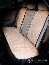 Накидка "Алькантара", задняя (3 предмета), бежевая, универсальная