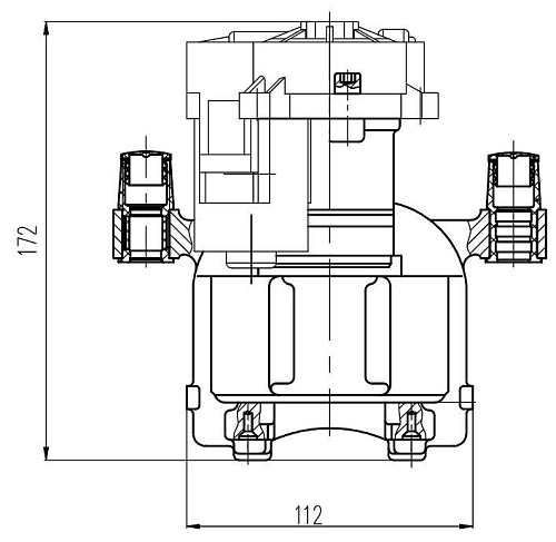 Суппорт тормозной для автомобилей Skoda Karoq (17-)/VW Golf VII (12-) зад. лев. d=38мм (автомобиль с электродвигателем стояночного тормоза)