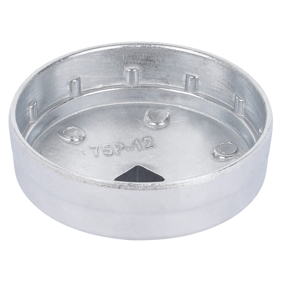 Съемник масляного фильтра "Чашка" 75мм, 12 граней