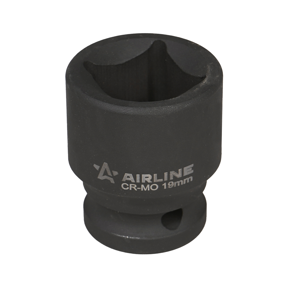 Головка ударная торцевая 1/2"DR четырехгранная 19мм, L=40мм