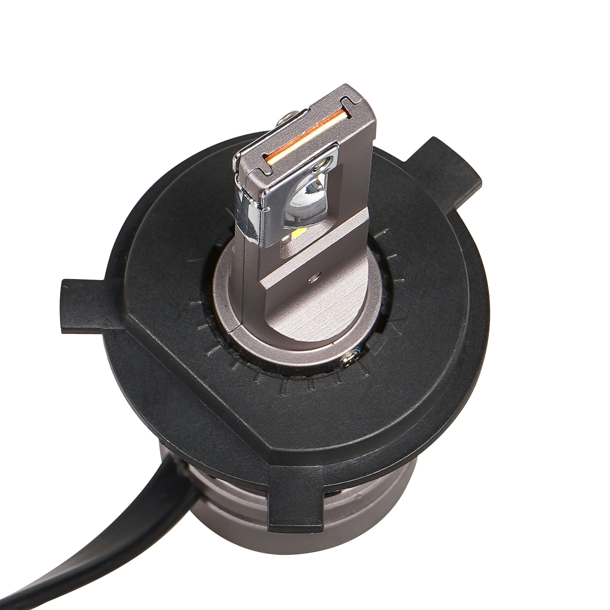 Лампа светодиодная H4 PLUS, 28Вт, 5000Лм (2500Лм x 2), 6000К (Белый), 12/24В, комплект 2 шт.