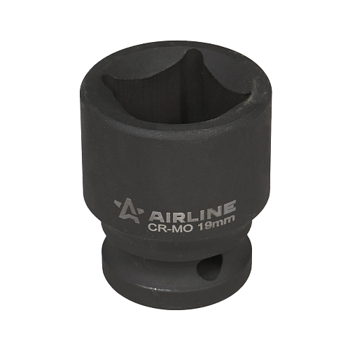 Головка ударная торцевая 1/2"DR четырехгранная 19мм, L=40мм