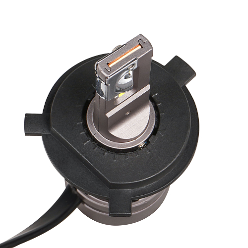 Лампа светодиодная H4 PLUS, 28Вт, 5000Лм (2500Лм x 2), 6000К (Белый), 12/24В, комплект 2 шт.