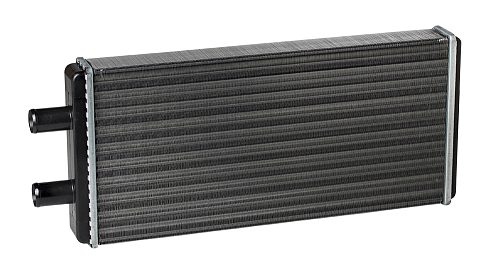 Радиатор отопителя для автобусов ЛиАЗ 5256, НефАЗ 5299, ПАЗ 3205, 4230, Волжанин 52701 (длинный, 25мм)