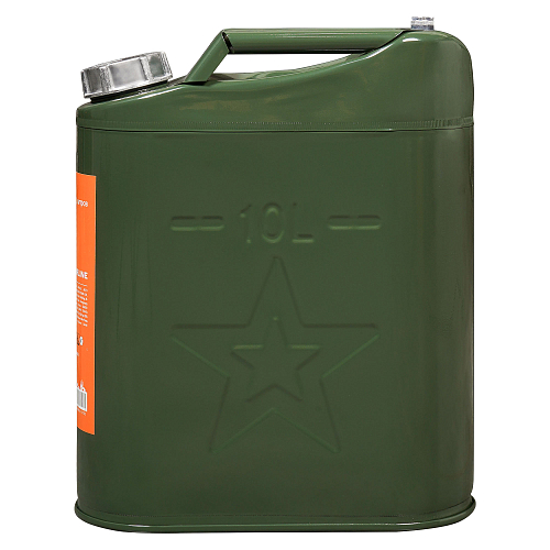 Канистра 10л металлическая, винтовая крышка