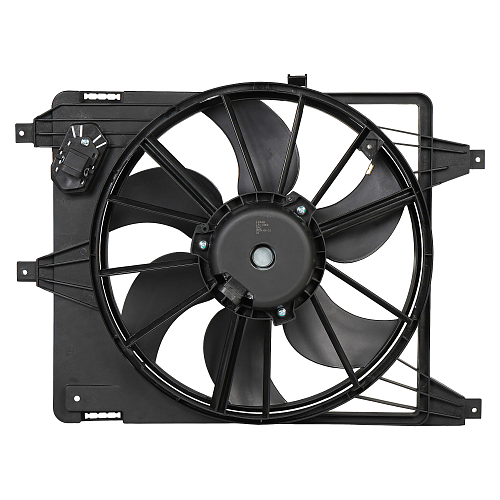 Электровентилятор охлаждения для автомобилей Logan (04-) A/C (с кожухом и резистором)